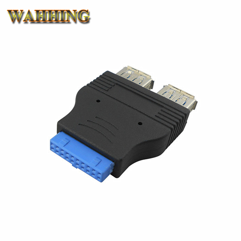 20 Pin to Dual USB 3.0 USB3.0 Female Cable Adapter Conenector Computer Mainboard 19Pin to USB Adapter Converter HY218
20 Pin to Dual USB 3.0 USB3.0 Female Cable Adapter Conenector Computer Mainboard 19Pin to USB Adapter Converter HY218
