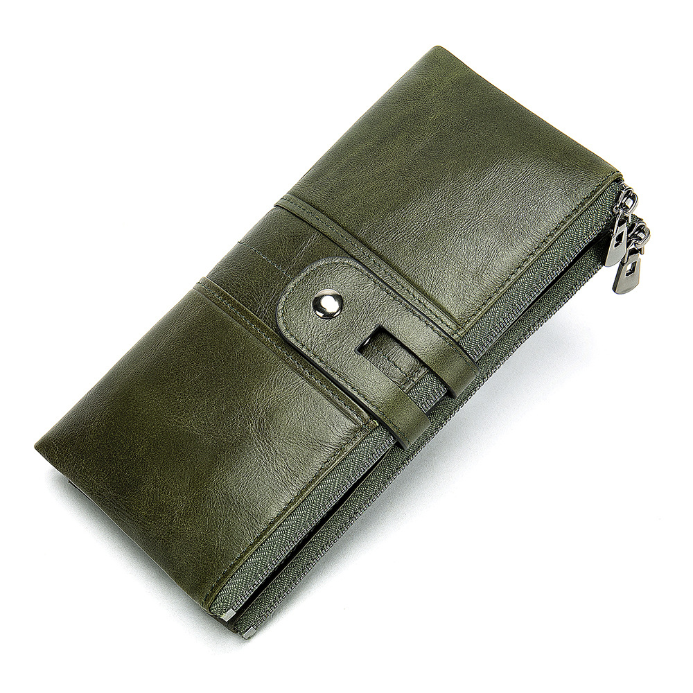 MVA Korean Vintage Genuine Leather Wallet Long Style Purses Men CLutch Multifunctional Money Clips Unisex Card Pouch Phone Bag, Deep brown
MVA Korean Vintage Genuine Leather Wallet Long Style Purses Men CLutch Multifunctional Money Clips Unisex Card Pouch Phone Bag, Deep brown