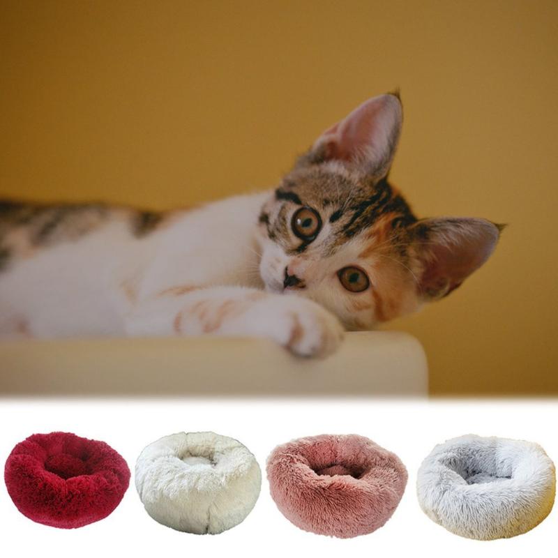 Round Plush Cat Bed House Cat Mat Winter Warm Sleeping Cats Nest Soft Long Plush Dog Basket Pet Cushion Portable Pets Supplies, Dark gray
Round Plush Cat Bed House Cat Mat Winter Warm Sleeping Cats Nest Soft Long Plush Dog Basket Pet Cushion Portable Pets Supplies, Dark gray