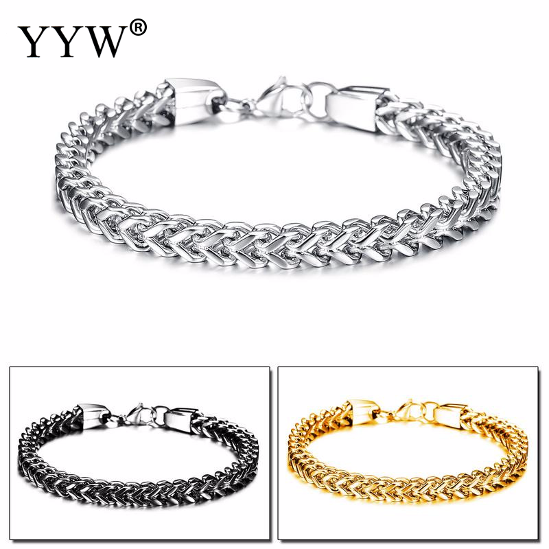 YYW 6mm Stylish Stainless Steel Silverly Foxtail Chain Bracelet for Men Double Link Chain Bracelets Male Jewelry 8.26 inch
YYW 6mm Stylish Stainless Steel Silverly Foxtail Chain Bracelet for Men Double Link Chain Bracelets Male Jewelry 8.26 inch