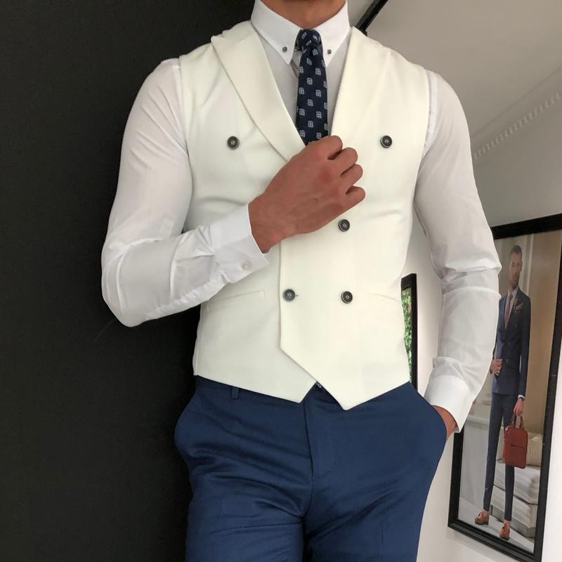Slim fit Men Vest with Double Breasted for Wedding Prom Ivory Single One piece Man Suit Waistcoat Peaked Lapel Custom Waist Coat, Black
Slim fit Men Vest with Double Breasted for Wedding Prom Ivory Single One piece Man Suit Waistcoat Peaked Lapel Custom Waist Coat, Black