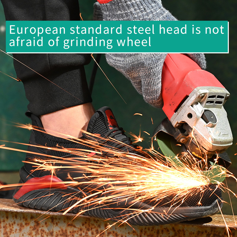 Dropshipping Men women Work Shoes Steel Toecap Safety Boots European standard anti-smash anti-puncture sport shoes Safety Shoes 200916