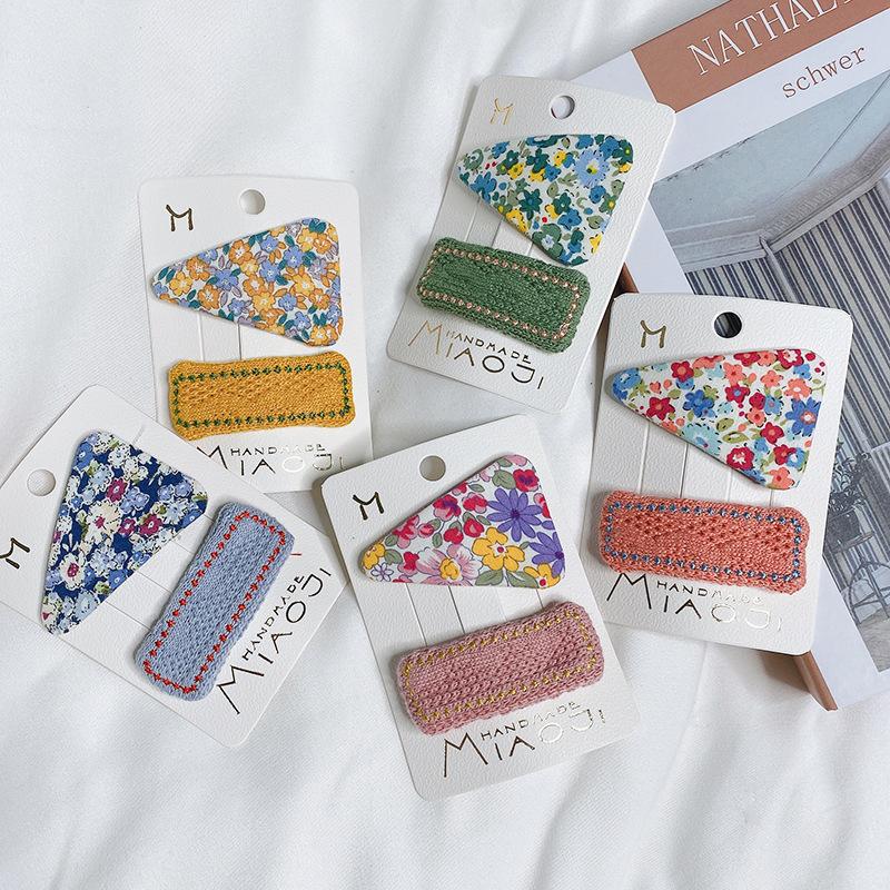 Women Hairpins Set handmade Fabric Wool Hair Clips Floral Print Bobby Pins Side Bangs Clips Barrettes Headwear Hair Jewelry Gift Accessories
Women Hairpins Set handmade Fabric Wool Hair Clips Floral Print Bobby Pins Side Bangs Clips Barrettes Headwear Hair Jewelry Gift Accessories