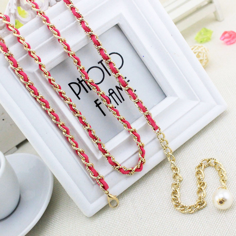2020 Fashion Metal Waist Chain cummerbunds for women girls string waistband