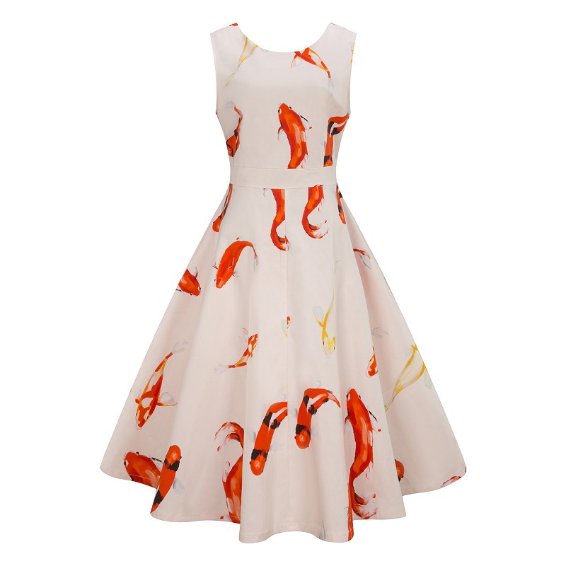 Plus Size 4XL Women Retro Dress 50s 60s Vintage Rockabilly Swing feminino vestidos 2020 Summer Hollow Out Backless Print Dresses, Black;gray
Plus Size 4XL Women Retro Dress 50s 60s Vintage Rockabilly Swing feminino vestidos 2020 Summer Hollow Out Backless Print Dresses, Black;gray