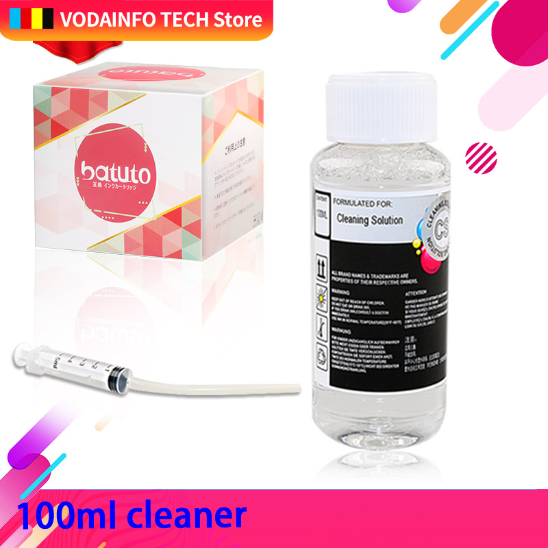 QSYRAINBOW Print Head cleaner cleaning solution cleaning liquid fluid for CANON BROTHER Inkjet Printer Cartridge
QSYRAINBOW Print Head cleaner cleaning solution cleaning liquid fluid for CANON BROTHER Inkjet Printer Cartridge