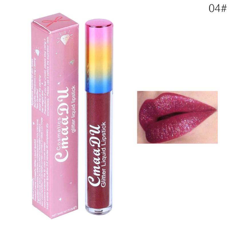 Lip Gloss Nude Lipstick Lipgloss Makeup Lip-Pigment Matte Dark Black Long-Lasting Waterproof 6-Colors