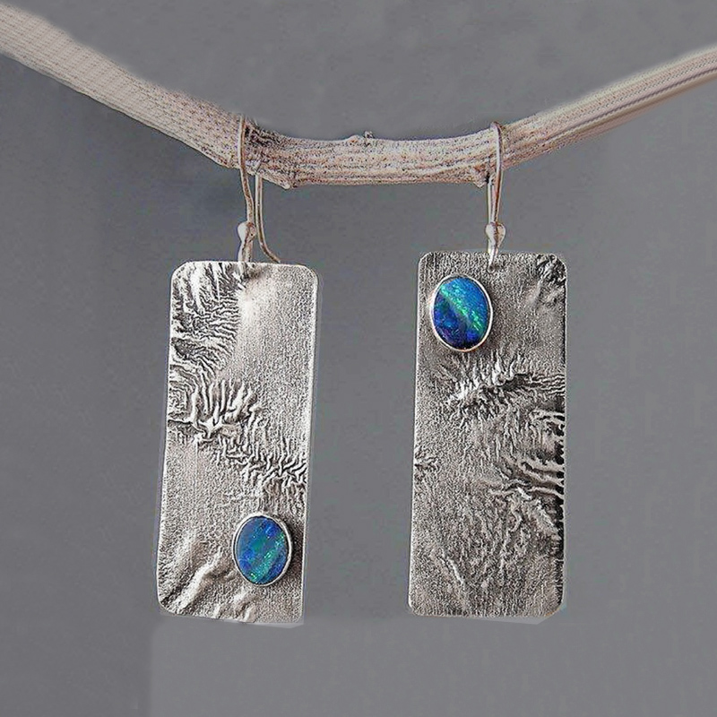 Jewelry Metal Vintage Opal Earrings 2020 Boho Antique Ethnic Silver Color Drop Resin Earrings For Women Pendientes O5E778
Jewelry Metal Vintage Opal Earrings 2020 Boho Antique Ethnic Silver Color Drop Resin Earrings For Women Pendientes O5E778