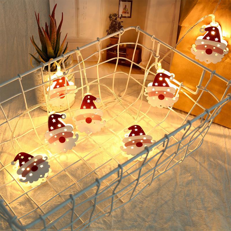 Metal Santa Claus String Lights LED Fairy Decorative Lamp Christmas Decor
Metal Santa Claus String Lights LED Fairy Decorative Lamp Christmas Decor