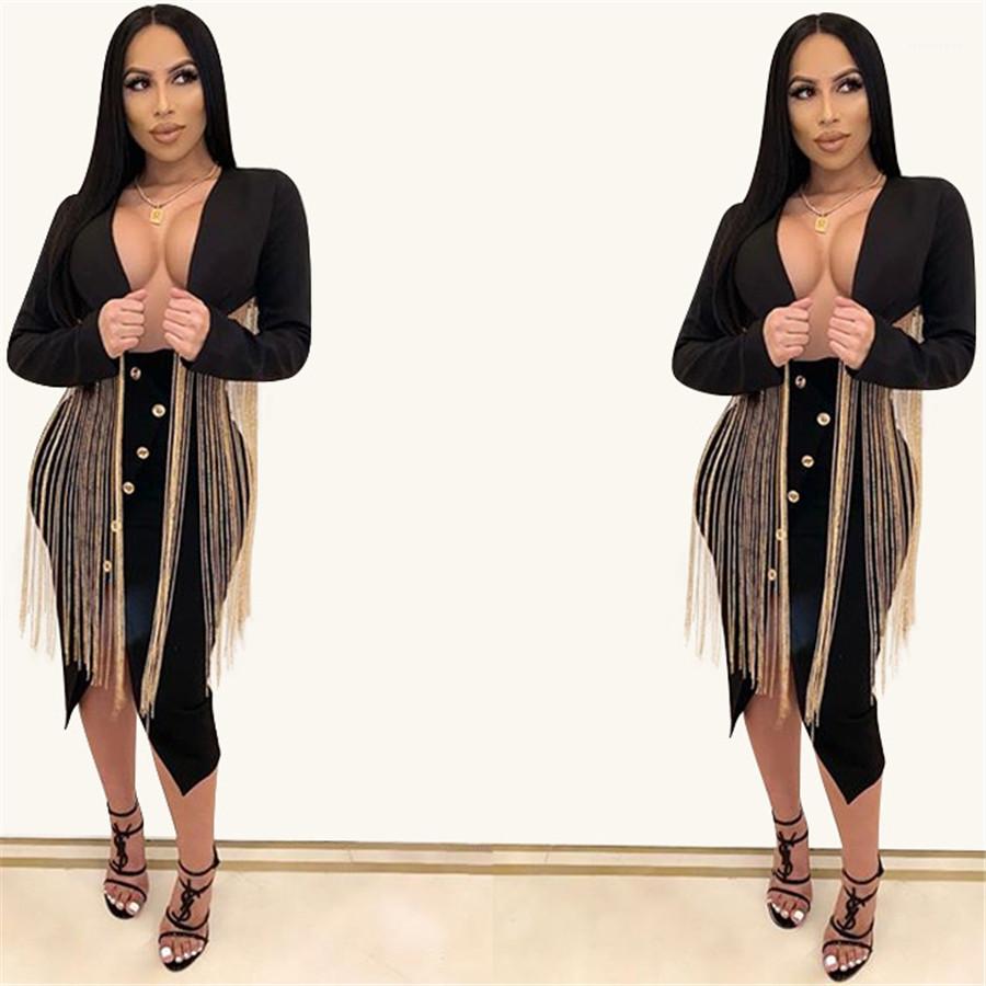 Long Sleeve Women Blazers Casual Patchwork V Neck Female Clothes Designer Womens Blazer Tassel Black Slim, White;black
Long Sleeve Women Blazers Casual Patchwork V Neck Female Clothes Designer Womens Blazer Tassel Black Slim, White;black