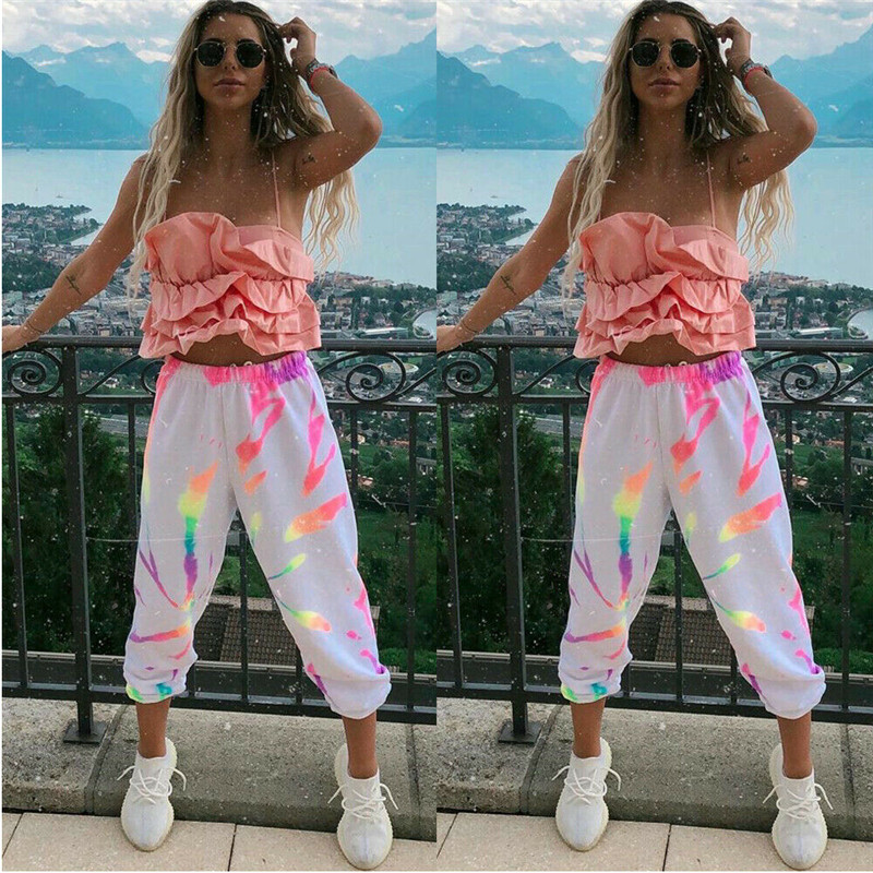 New Fashion Autumn Summer Womens Trousers Reflective Joggers Casual Baggy Hip Hop Print Loose Harem Long Pants, As pic
New Fashion Autumn Summer Womens Trousers Reflective Joggers Casual Baggy Hip Hop Print Loose Harem Long Pants, As pic