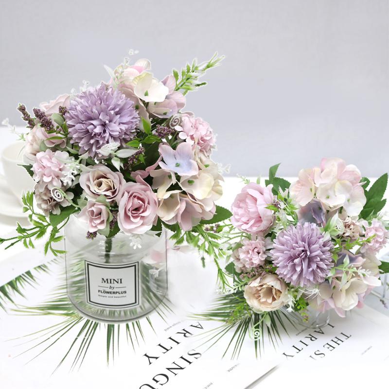 7 Heads Hydrangea Flowers Artificial Bouquet Silk Blooming Fake Peony Bridal Hand Flower Roses Wedding Centerpieces Decor, 14
7 Heads Hydrangea Flowers Artificial Bouquet Silk Blooming Fake Peony Bridal Hand Flower Roses Wedding Centerpieces Decor, 14