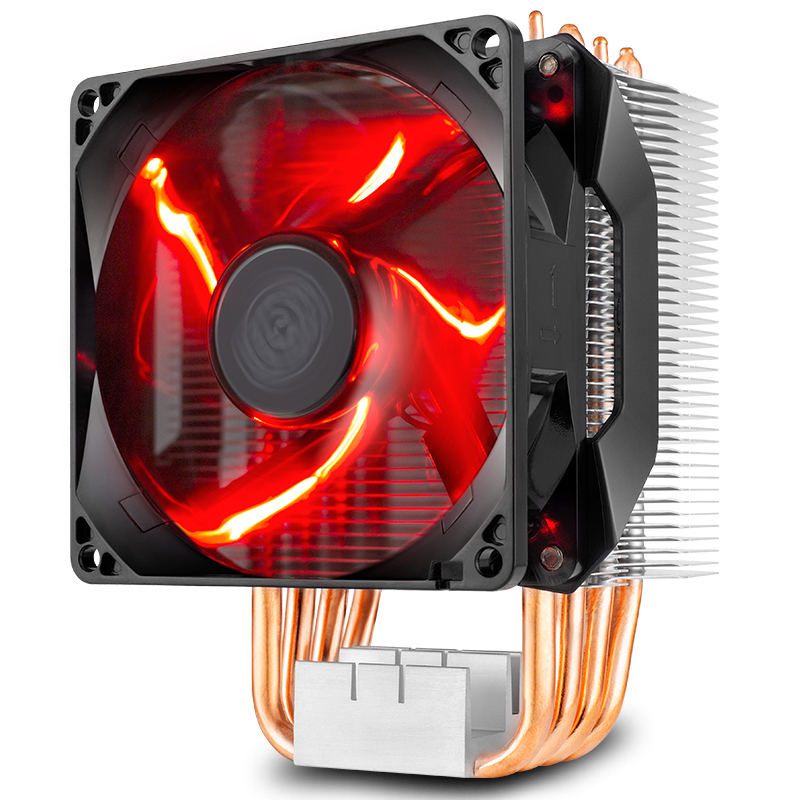 

Cooler Master RR-H410-20PK-R1 T410R 4pin PWM CPU Cooler Fan 92mm LED Quiet CPU cooling radiator fan For intel LGA 115X AMD AM4