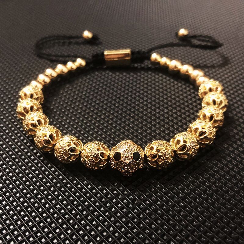 Men Jewellery Zircon Bracelets Men Jewelry Cubic Micro Pave CZ Crown Charm & 4mm Round Beads Braided Macrame Bracelet
Men Jewellery Zircon Bracelets Men Jewelry Cubic Micro Pave CZ Crown Charm & 4mm Round Beads Braided Macrame Bracelet