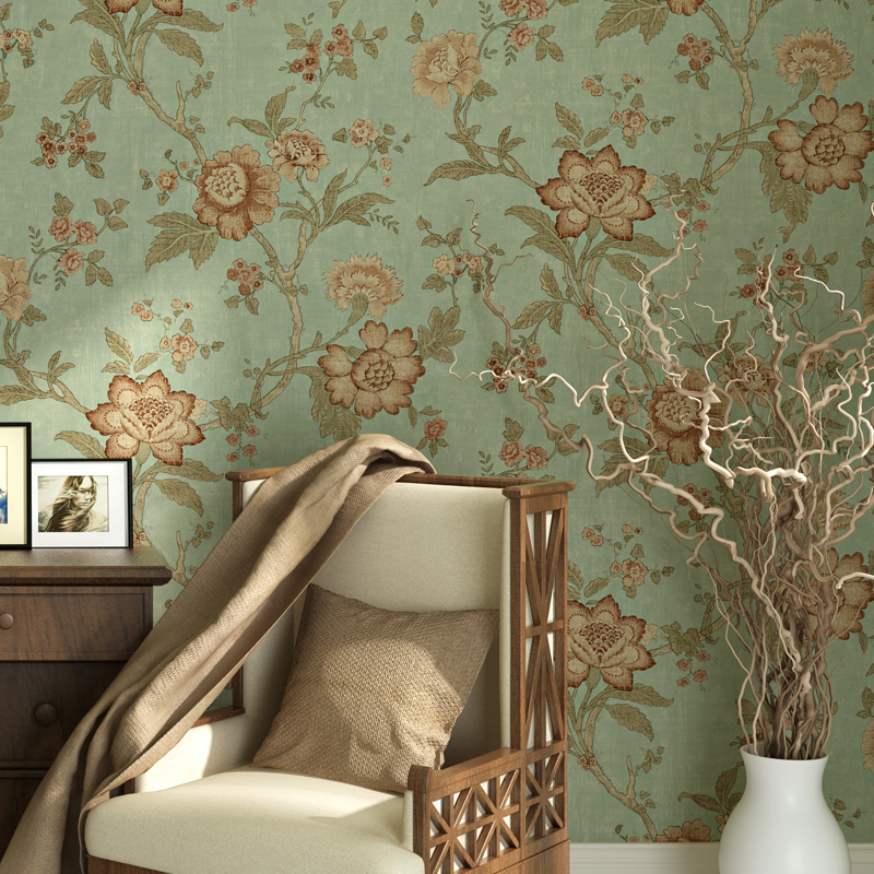 American Style Wallpaper Floral Vintage Rustic Flower Non-woven Tv Background Wall Paper For Walls Pastoral Wallpaper Bedroom, 99903
American Style Wallpaper Floral Vintage Rustic Flower Non-woven Tv Background Wall Paper For Walls Pastoral Wallpaper Bedroom, 99903