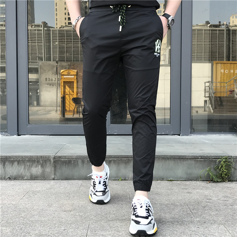 Douyin Celebrity Style Casual Pants Thin Men's Summer NY Fashion Brand Quick-Dry Slim Fit Ankle Banded Pants Sub-Sports Ninth Pa, Black and white with pattern
Douyin Celebrity Style Casual Pants Thin Men's Summer NY Fashion Brand Quick-Dry Slim Fit Ankle Banded Pants Sub-Sports Ninth Pa, Black and white with pattern