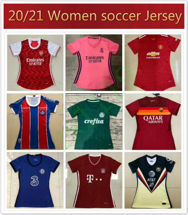 2020 2021 Real Madrid women soccer Jersey Chivas rome man utd sane 20 21 football girl maillot de foot maillot foot football shirt, As pic
2020 2021 Real Madrid women soccer Jersey Chivas rome man utd sane 20 21 football girl maillot de foot maillot foot football shirt, As pic