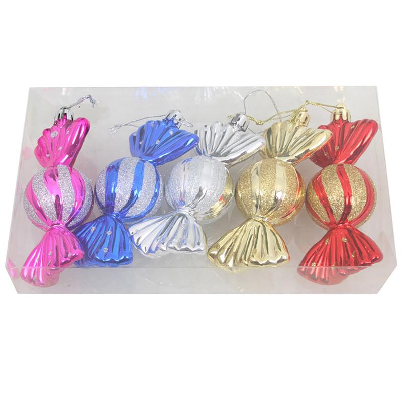 2020 New Year 5pcs Glitter Candy Christmas Tree Ornament Christmas Decorations Xmas Tree Decor Hanging Pendants Party
2020 New Year 5pcs Glitter Candy Christmas Tree Ornament Christmas Decorations Xmas Tree Decor Hanging Pendants Party