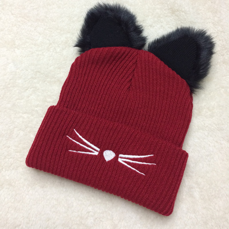 Brand New Warm Winter Hat 2020 Autumn Winter Women Knitted Hat Cat Ears Novelty Girls beanies skullies Female Cap, Black
Brand New Warm Winter Hat 2020 Autumn Winter Women Knitted Hat Cat Ears Novelty Girls beanies skullies Female Cap, Black