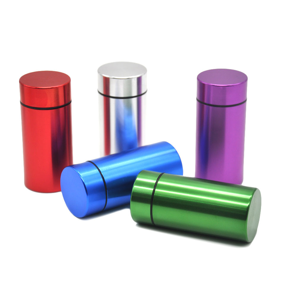 High Quality Metal Herb Lab Smell Proof Container-Airtight Pill box Durable Sealed Lid Waterproof Aluminum Tobacco Stash Jar Color Aluminum Keychain
High Quality Metal Herb Lab Smell Proof Container-Airtight Pill box Durable Sealed Lid Waterproof Aluminum Tobacco Stash Jar Color Aluminum Keychain