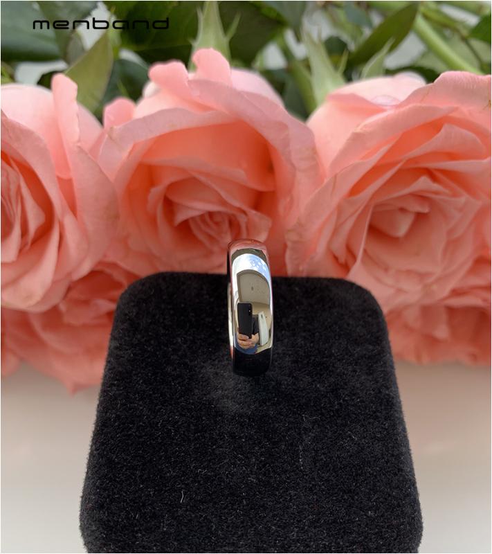 Shiny Dome Ring Women Tungsten Wedding Band High Polished Finish 6MM Ring Box Available