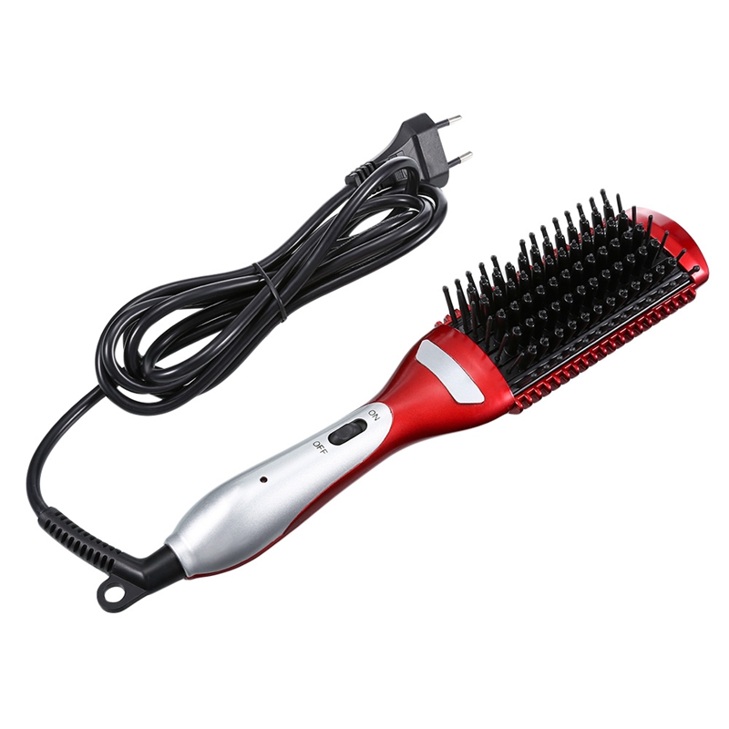 Beard Straight Hair Comb Ionic Hair Straightener Brush Ceramic Heating Temperatures Anti Scald Straightening Brush Portable
Beard Straight Hair Comb Ionic Hair Straightener Brush Ceramic Heating Temperatures Anti Scald Straightening Brush Portable