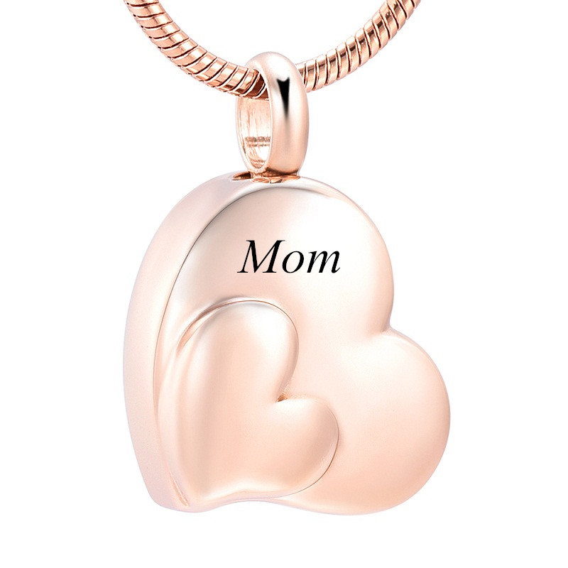 IJD12436 Rose Gold Double Heart Shaped Cremation Souvenir Pendant for Ashes Urn Keepsake Necklace Memorial Necklace for Women's
IJD12436 Rose Gold Double Heart Shaped Cremation Souvenir Pendant for Ashes Urn Keepsake Necklace Memorial Necklace for Women's