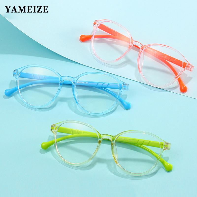 YAMEIZE Kids Round Anti-blue Light Glasses Anti Radiation Boy Girl Computer Eyeglasses Child Transparent Lens Ultralight Eyewear
YAMEIZE Kids Round Anti-blue Light Glasses Anti Radiation Boy Girl Computer Eyeglasses Child Transparent Lens Ultralight Eyewear
