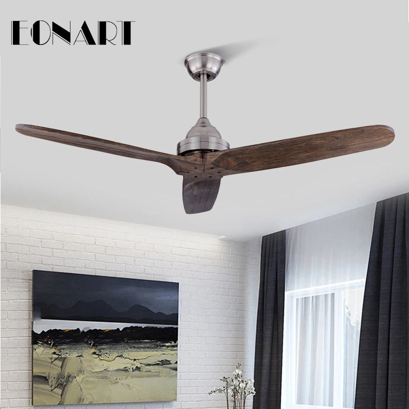 EONART 52 Inch DC motor without lamp modern simple 3-leaf solid wood with remote control ceiling fan 220 V ceiling fans
EONART 52 Inch DC motor without lamp modern simple 3-leaf solid wood with remote control ceiling fan 220 V ceiling fans