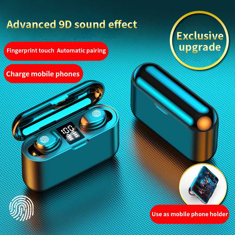 Bluetooth Wireless Earphone 2000mAh Sports Headphone Waterproof Bass Headset PC Gaming Noise Canceling Mini
Bluetooth Wireless Earphone 2000mAh Sports Headphone Waterproof Bass Headset PC Gaming Noise Canceling Mini