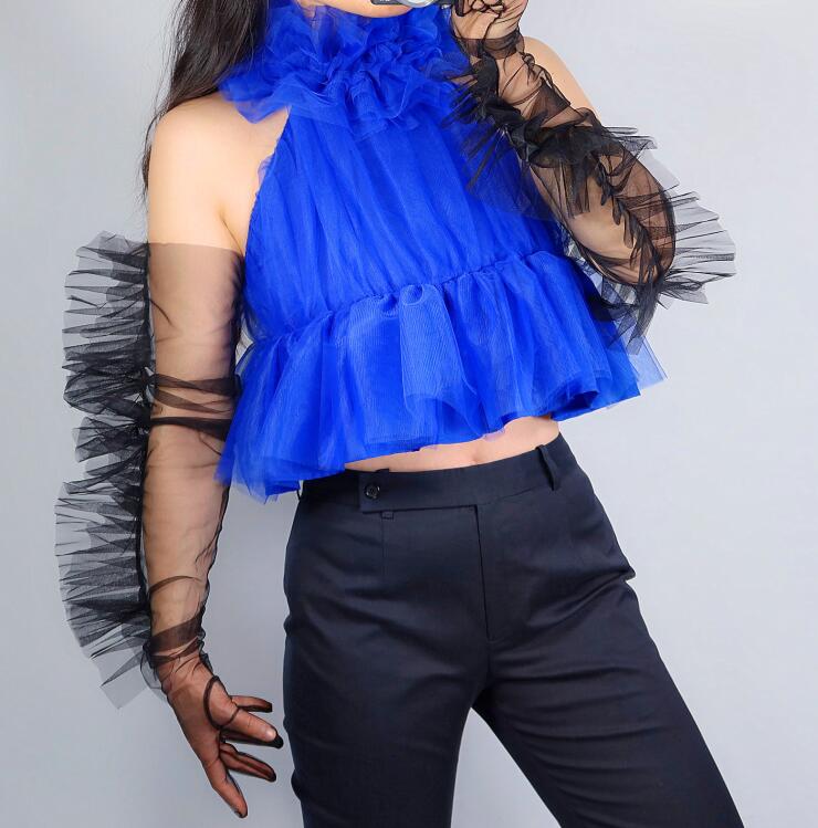 Women's elegant black color mesh glove female spring summer sunscreen touchscreen long lace glove 85cm R2654
Women's elegant black color mesh glove female spring summer sunscreen touchscreen long lace glove 85cm R2654