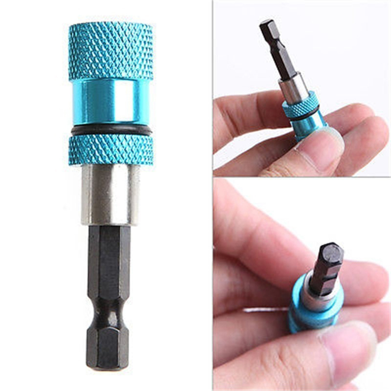 Red Blue Stainless Steel Quick Connection Rod Bit Holder Hex Shank Magnetic Bit Holder Extension Bar Electric Drill Screwdriver
Red Blue Stainless Steel Quick Connection Rod Bit Holder Hex Shank Magnetic Bit Holder Extension Bar Electric Drill Screwdriver