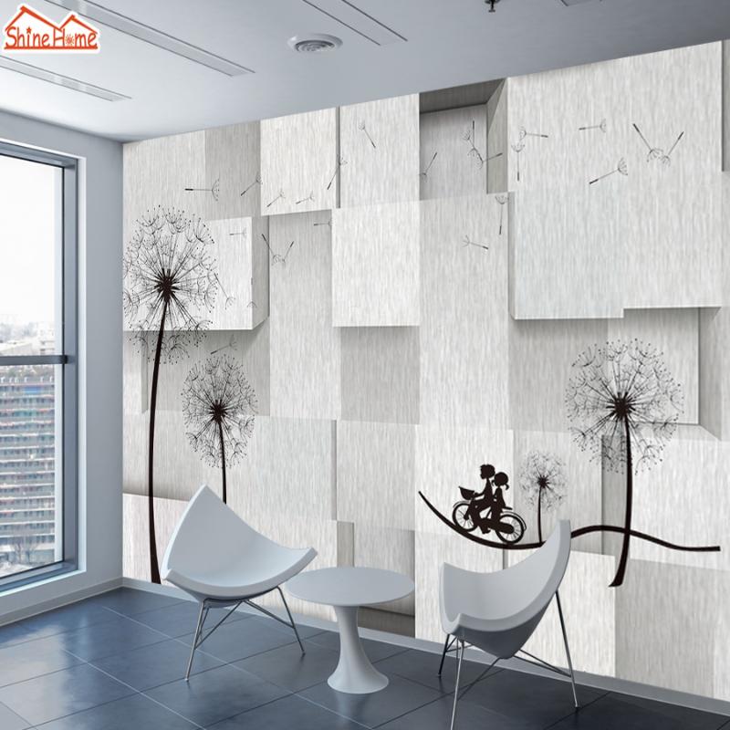 ShineHome-Dandelion Romantic Brick Bedroom Background Mural Rolls Black White Wallpaper for walls 3 d Wallpapers 3d Living Room, Non woven material
ShineHome-Dandelion Romantic Brick Bedroom Background Mural Rolls Black White Wallpaper for walls 3 d Wallpapers 3d Living Room, Non woven material