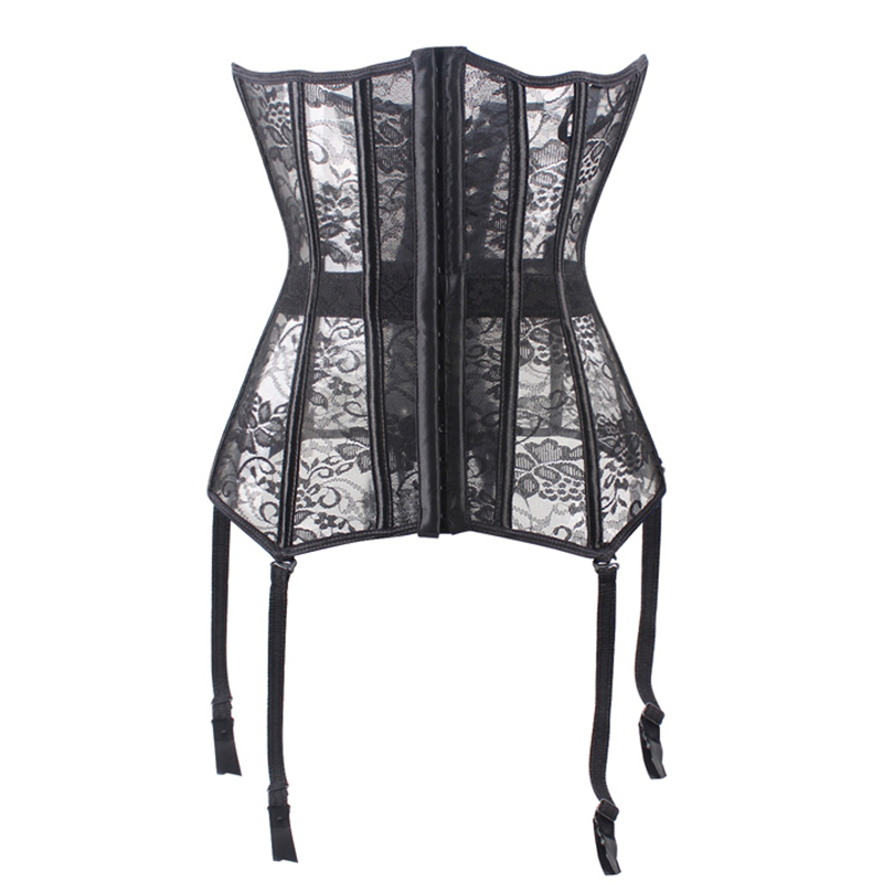 Sexy Corset Lace Up Bustier Black Lace Corselet Steampunk Corset Plastic Bone Corsets and Bustiers Plus Size for Women
Sexy Corset Lace Up Bustier Black Lace Corselet Steampunk Corset Plastic Bone Corsets and Bustiers Plus Size for Women