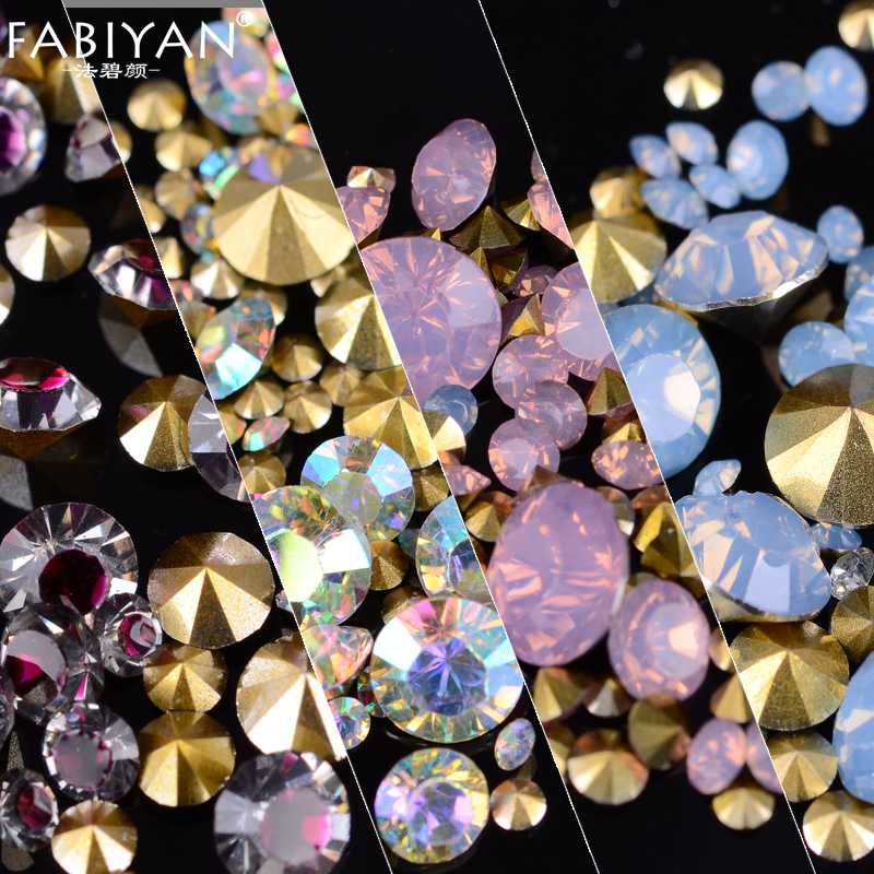 Rhinestone Glitter Crystal Jewelry Sharp Decoration 3D Tips UV Gel Mixed Sizes DIY Design Gem Accessories Nail Art Manicure Tool
Rhinestone Glitter Crystal Jewelry Sharp Decoration 3D Tips UV Gel Mixed Sizes DIY Design Gem Accessories Nail Art Manicure Tool