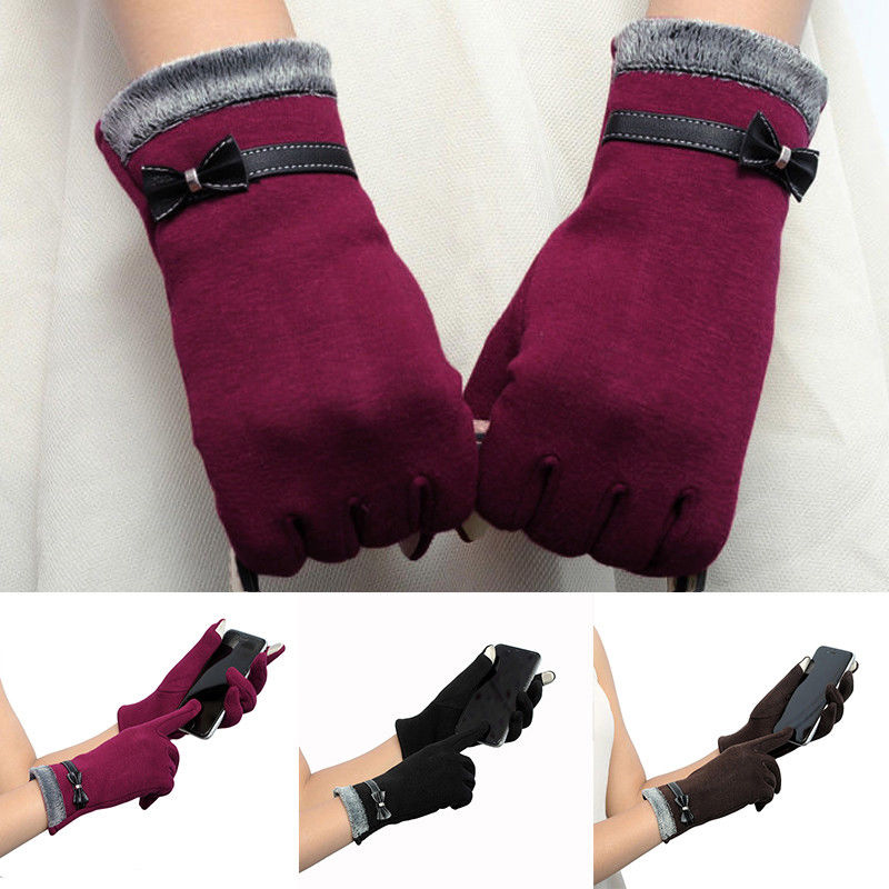 Hot Winter Warm Women Gloves PU leather Bow Elegant Fashion Warm Touch Screen Lady Gloves
Hot Winter Warm Women Gloves PU leather Bow Elegant Fashion Warm Touch Screen Lady Gloves