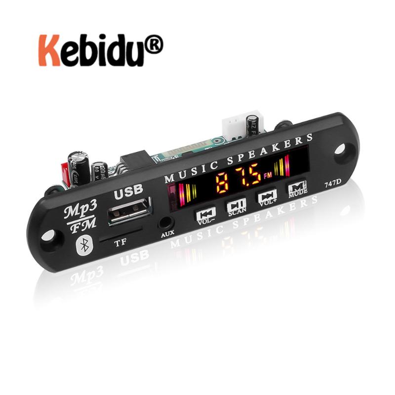Kebidumei Bluetooth 5.0 MP3 decoder WMA WAV FLAC APE Decoder Board Audio Module USB TF Radio For Car
Kebidumei Bluetooth 5.0 MP3 decoder WMA WAV FLAC APE Decoder Board Audio Module USB TF Radio For Car