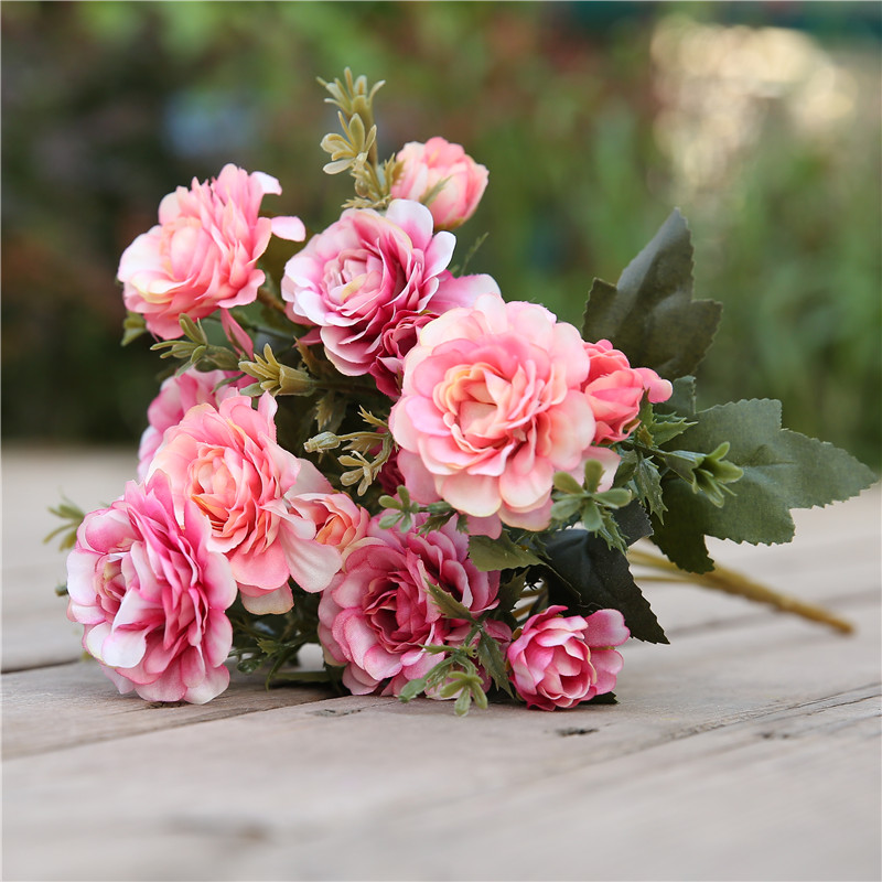 13Pcs/Bunch Artificial Peony Decorative Party Silk Fake Flower Peonies for Home Hotel Decor DIY Wedding Decoration Flower Wreath, Red
13Pcs/Bunch Artificial Peony Decorative Party Silk Fake Flower Peonies for Home Hotel Decor DIY Wedding Decoration Flower Wreath, Red