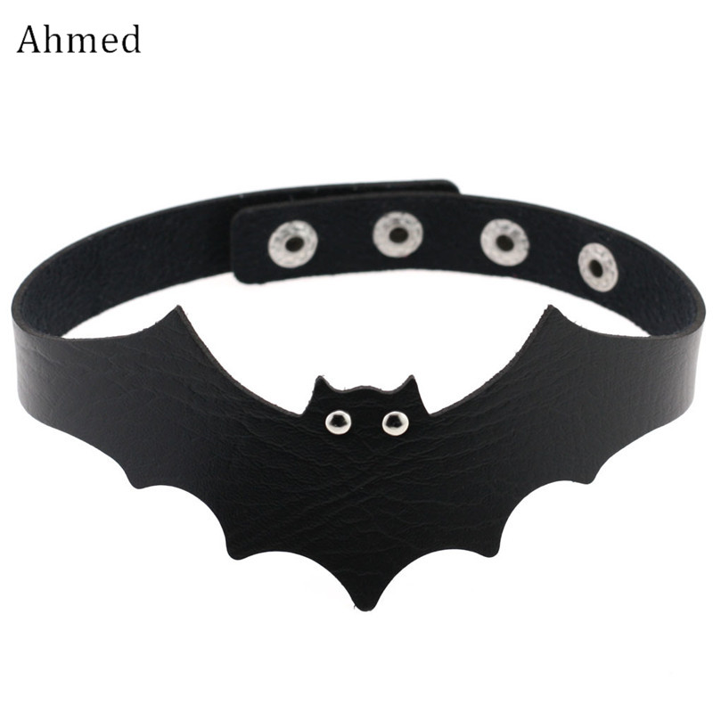 Ahmed Harajuku Devil Halloween Bat Leather Choker Necklace Fashion Simple Collar Ornament Jewelry Collier Bijoux Femme
Ahmed Harajuku Devil Halloween Bat Leather Choker Necklace Fashion Simple Collar Ornament Jewelry Collier Bijoux Femme