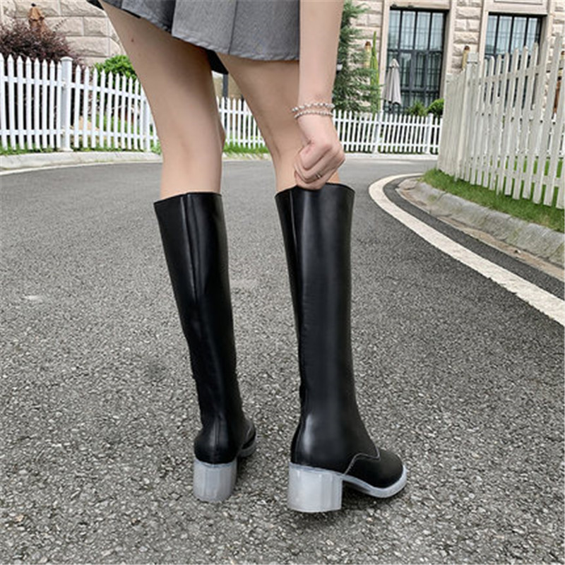 New 2020 Spring Autumn Leather Women Fashion Knee boots front zip knight Long boots Crystal clear bottom High heel boot Eu 35-40, Beige
New 2020 Spring Autumn Leather Women Fashion Knee boots front zip knight Long boots Crystal clear bottom High heel boot Eu 35-40, Beige