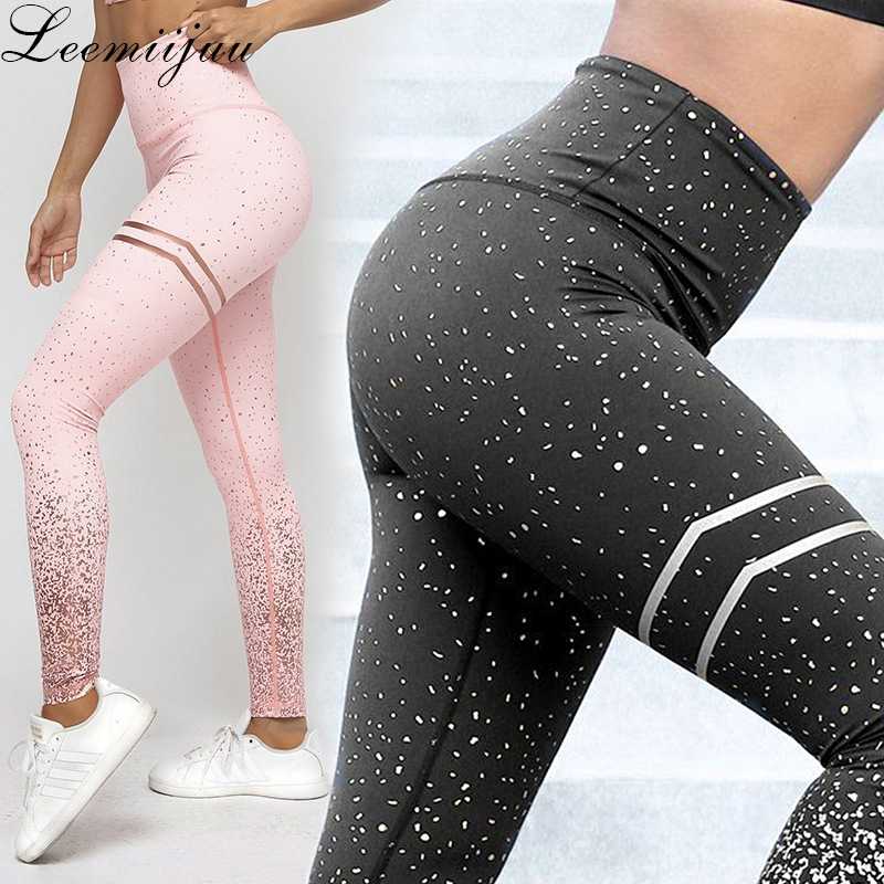 LEEMIIJUU Women Sequined High Waist Yoga Fitness Leggings Glitter Running Gym Stretchy Sport Pants Trousers Stripe Yoga Pants, Black
LEEMIIJUU Women Sequined High Waist Yoga Fitness Leggings Glitter Running Gym Stretchy Sport Pants Trousers Stripe Yoga Pants, Black