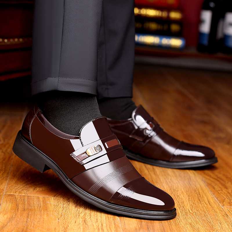 Oxfords Leather Men's Shoes Slip on Breathable Formal Office for Man Flats Casual Dress Shoes Men, Black
Oxfords Leather Men's Shoes Slip on Breathable Formal Office for Man Flats Casual Dress Shoes Men, Black