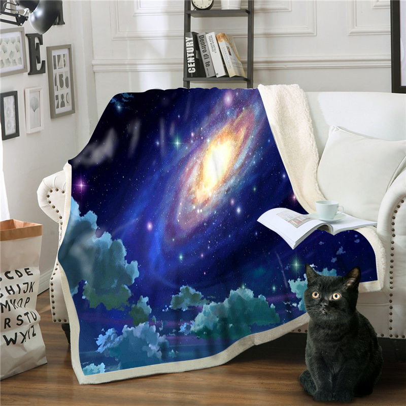 Blankets Throw Blanket On Bed 3D Printed Plush Sherpa Bedspreads Quilt 130*150cm/150*200cm
Blankets Throw Blanket On Bed 3D Printed Plush Sherpa Bedspreads Quilt 130*150cm/150*200cm
