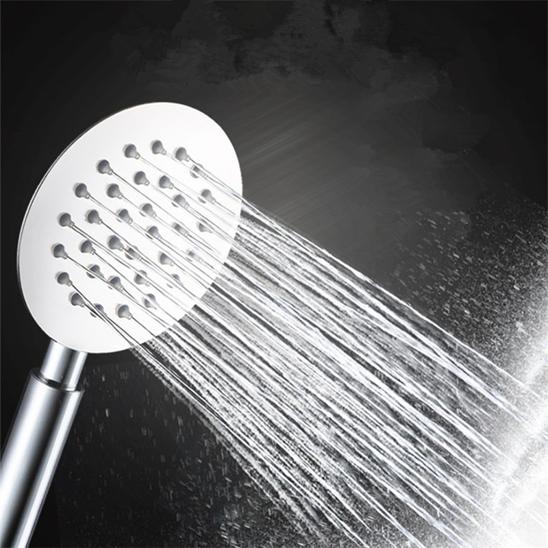 

304 Stainless Steel Handheld Water Saving Showerhead High Pressure Shower Pommeau de Douche Haute Pression Shower Head Hose