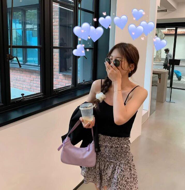 Women Brand Shoulder Bags Handbag Fashion Baguette Nylon Lady High Quality Underarm Bag Size:22*13cm, Blue - brand logo
Women Brand Shoulder Bags Handbag Fashion Baguette Nylon Lady High Quality Underarm Bag Size:22*13cm, Blue - brand logo