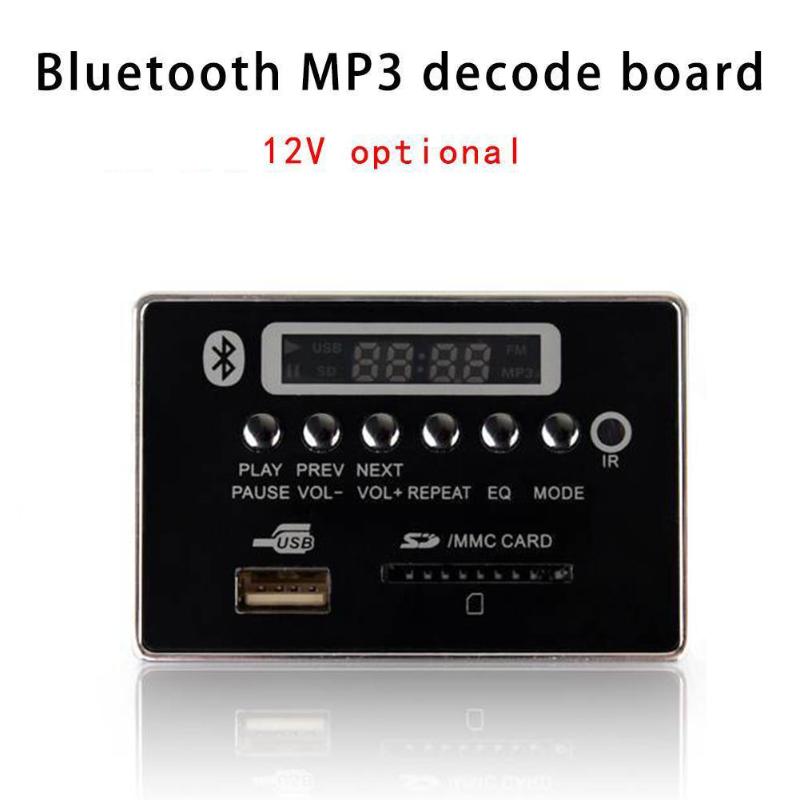 12V Remote Control Wireless USB Interface FM PCBA Audio Lightweight Decoder Board Kit Bluetooth MP3 Module Led Multi Functional
12V Remote Control Wireless USB Interface FM PCBA Audio Lightweight Decoder Board Kit Bluetooth MP3 Module Led Multi Functional