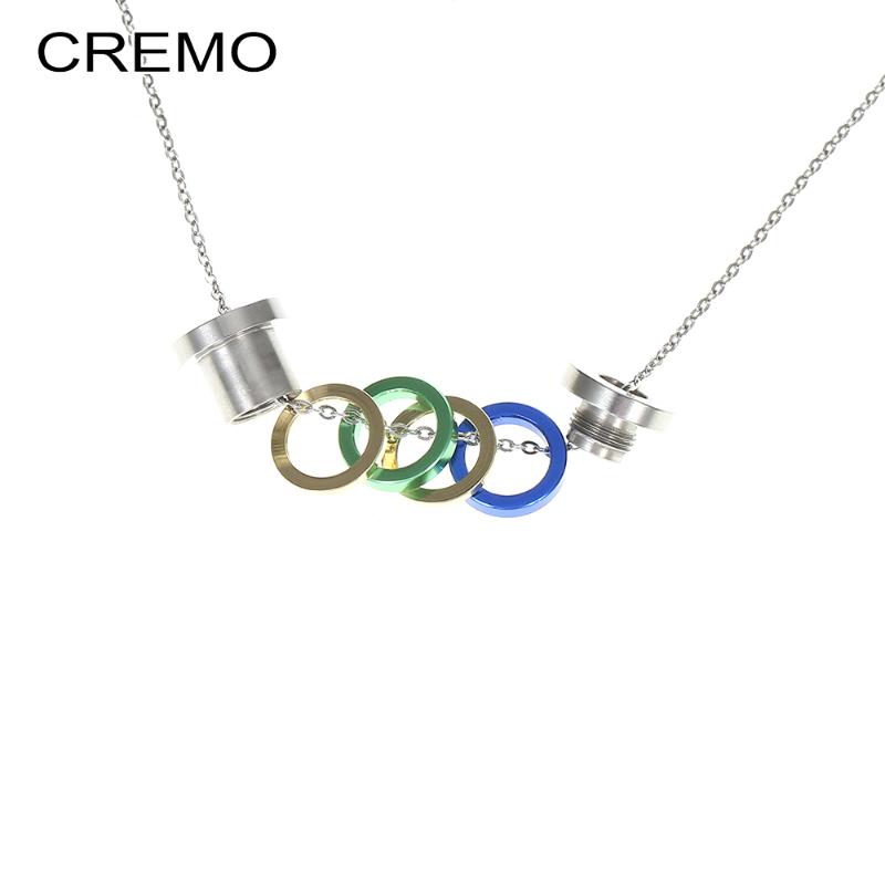 Chokers Cremo Spinner Layers Green Pendants Women Dainty Stackable Necklaces Titanium Steel Trendy Original Summer Valentine's Day
Chokers Cremo Spinner Layers Green Pendants Women Dainty Stackable Necklaces Titanium Steel Trendy Original Summer Valentine's Day