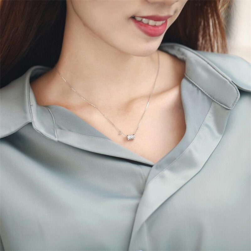 Sterg Sier Circle Pendant Necklace White Sapphire CZ | Fine Jewelry Gift