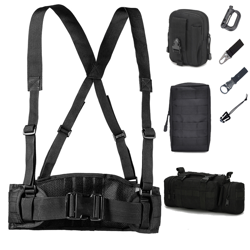 Tactical Molle Battle Waist Belt Adjustable Men War Combat Girdle Army Special Forces SWAT Portable Belt Soft Padded, Only girdle
Tactical Molle Battle Waist Belt Adjustable Men War Combat Girdle Army Special Forces SWAT Portable Belt Soft Padded, Only girdle