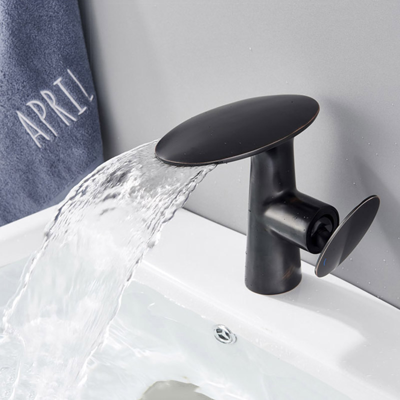 Black Waterfall Basin Faucet Deck Mounted Bathroom Vessel Sink Mixer Tap Single Lever Basin Sink Faucet Hot Cold Water
Black Waterfall Basin Faucet Deck Mounted Bathroom Vessel Sink Mixer Tap Single Lever Basin Sink Faucet Hot Cold Water